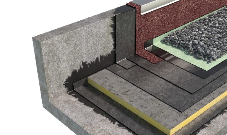 SISTEMA DI COPERTURA ZAVORRATA CON GHIAIA – TETTO CALDO 2A2_BPP