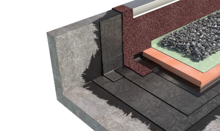 SISTEMA DI COPERTURA ZAVORRATA CON GHIAIA – TETTO ROVESCIO 2A3_BPP