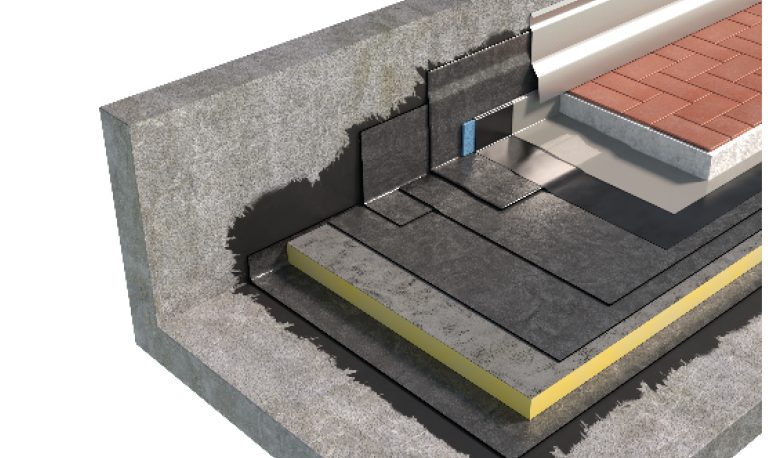 SISTEMA DI COPERTURA PEDONABILE CON PAVIMENTAZIONE FISSA – TETTO CALDO 3B2_BPP