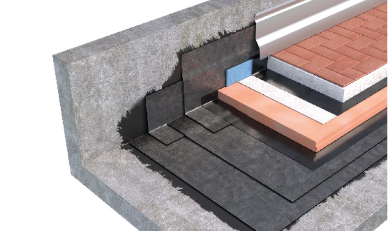 SISTEMA DI COPERTURA PEDONABILE CON PAVIMENTAZIONE FISSA – TETTO ROVESCIO 3B3_BPP