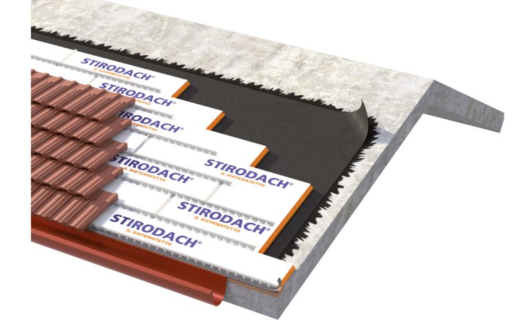COPERTURA INCLINATA A FALDE CON SISTEMA TETTO (IN CEMENTO) MICRO VENTILATO 5A2 XPS