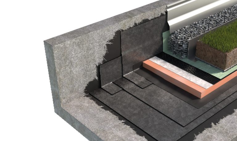 SISTEMA DI COPERTURA ZAVORRATA CON TETTO VERDE ESTENSIVO – TETTO ROVESCIO 2C3_BPP