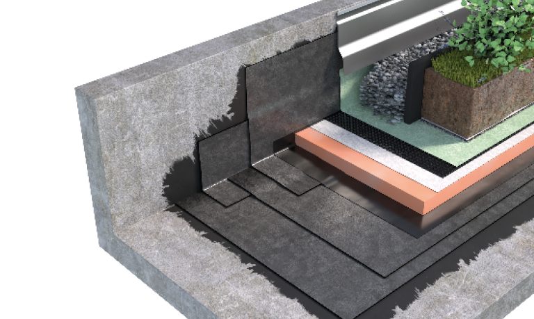 SISTEMA DI COPERTURA ZAVORRATA CON TETTO VERDE INTENSIVO – TETTO ROVESCIO 3D3_BPE