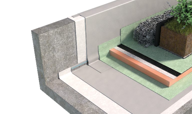 SISTEMA DI COPERTURA ZAVORRATA CON TETTO VERDE INTENSIVO – TETTO ROVESCIO 3D3_PVC