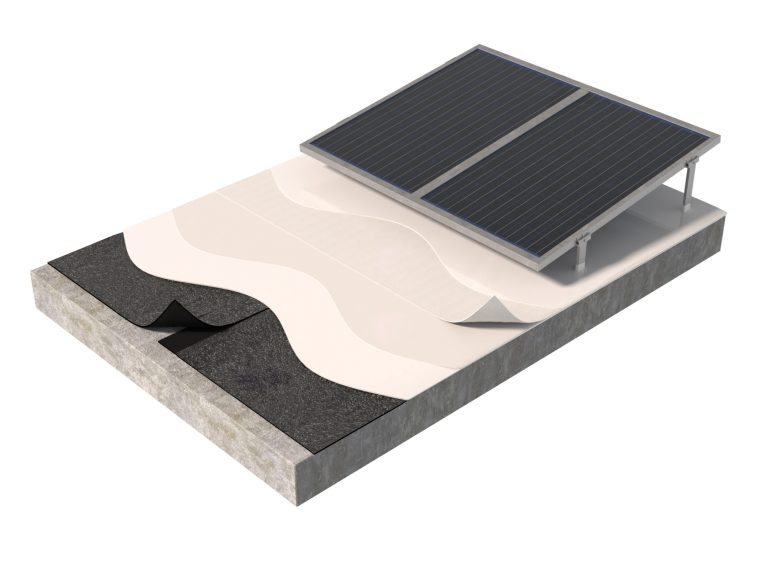 ECO L10 – RIVESTIMENTO IMPERMEABILE COOL ROOF E BROOF T2 SU COPERTURA BITUMINOSA