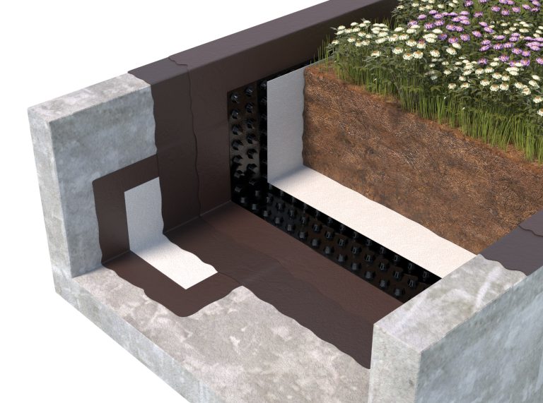 CLASSIC L07 – SISTEMA IMPERMEABILE CON DRENAGGIO PER FIORIERA IN CEMENTO