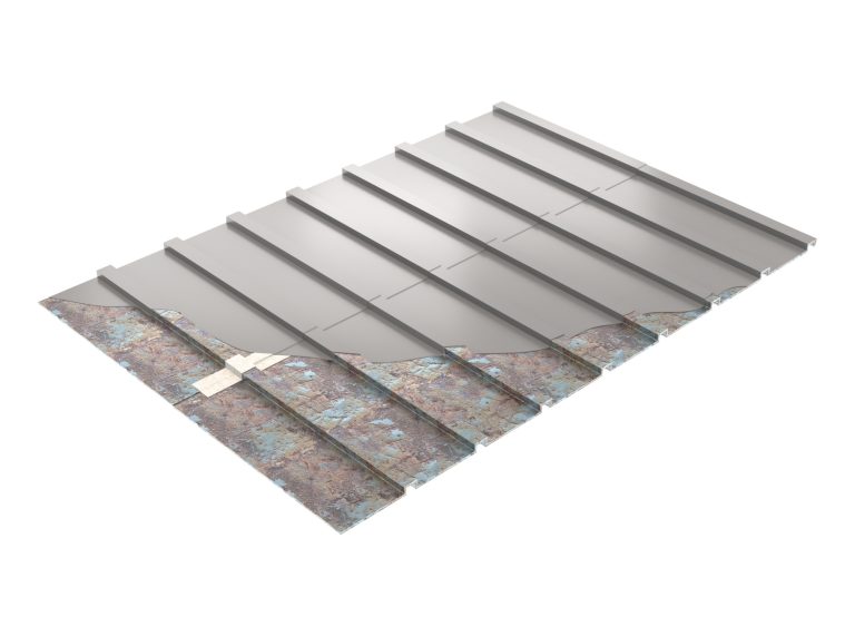 CLASSIC L12 – RIVESTIMENTO BITUMINOSO IN ALLUMINIO DI TETTOIA METALLICA ESISTENTE